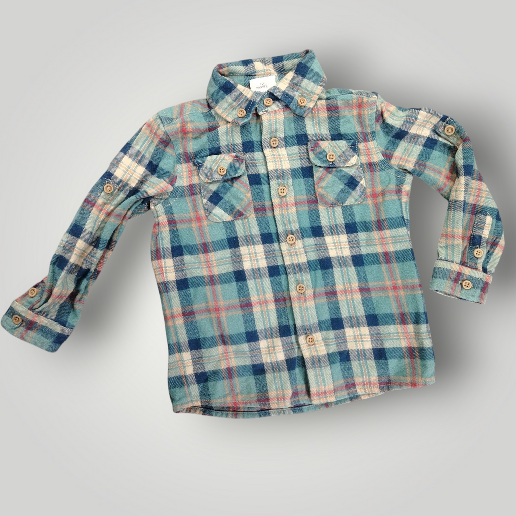 Camisa Leñadora para Niño – 12 Meses – Seminueva
