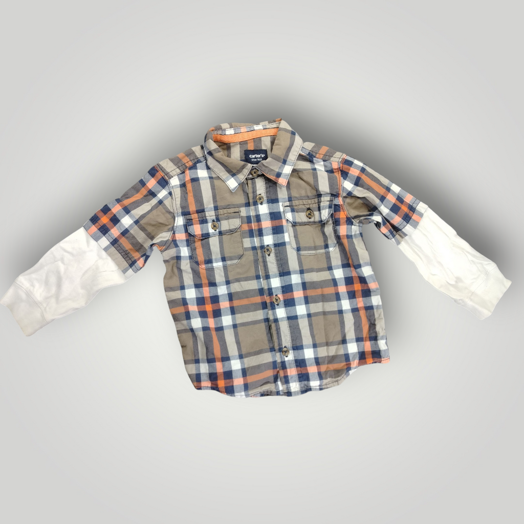 Camisa Carter’s Cuadros – 24 Meses – [Seminueva]