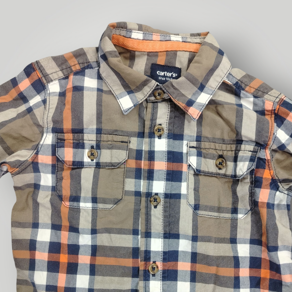 Camisa Carter’s Cuadros – 24 Meses – [Seminueva]