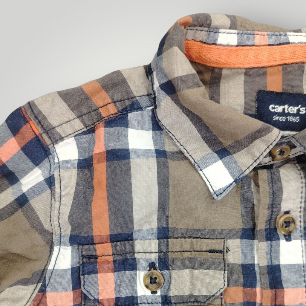 Camisa Carter’s Cuadros – 24 Meses – [Seminueva]